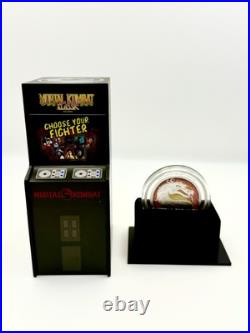 2020 MORTAL KOMBAT Colored Silver Proof Coin 1? Oz Niue, Arcade Box, Mint 2,020