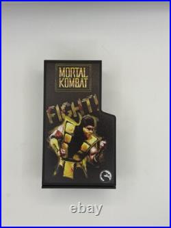 2020 MORTAL KOMBAT Colored Silver Proof Coin 1? Oz Niue, Arcade Box, Mint 2,020