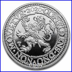 2020 Netherlands 1 oz Silver Proof Lion Dollar (withDelft Box) SKU#207626