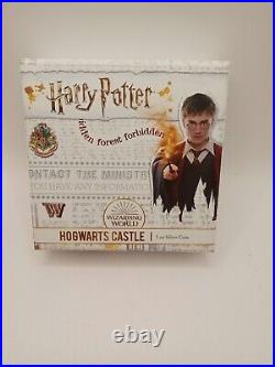 2020 Niue $2 Harry Potter #1 Hogwarts Castle Silver Proof Coin OGP BOX/COA