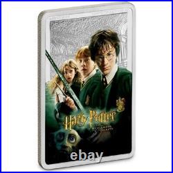 2020 Niue $2 Harry Potter Movie Poster Chamber Secrets Silver Proof Coin BOX/COA
