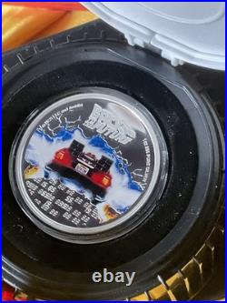2020 Niue #429 Back to the Future 1 oz Silver Proof Coin/Mr Fusion/Display Box