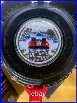 2020 Niue #429 Back to the Future 1 oz Silver Proof Coin/Mr Fusion/Display Box