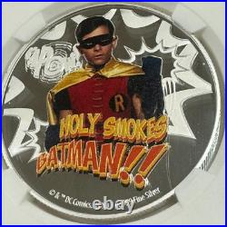 2020 Niue Batman'66 $2 Silver Proof Set PF70 UCameo withBoxes & COAs 1st Releases