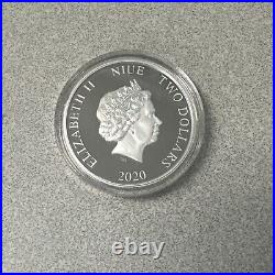 2020 Niue Mortal Kombat 1 oz. 999 Silver Proof Coin with Arcade Box #369