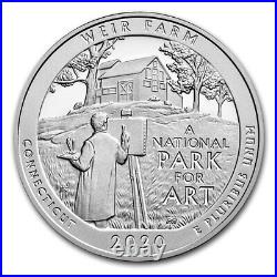 2020-P Silver ATB Weir Farm National Historic Site (withBox & COA) 2020-P Silver ATB Weir Farm National Historic Site (withBox & COA)