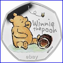 2020 Royal Mint Disney Winnie the Pooh 50p Fifty Pence Silver Proof Coin Box Coa