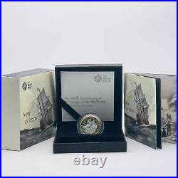2020 Royal Mint New Horizons Mayflower Silver Proof £2 Two Pounds Coin Box / COA