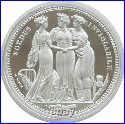 2020 Royal Mint Three Graces £5 Five Pound Silver Proof 2oz Coin Box Coa