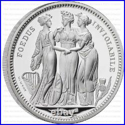 2020 Royal Mint Three Graces Silver Proof Five Ounce 5oz Boxed with Cert