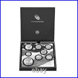 2020 S 2.5 oz US Mint Limited Edition Proof Silver 8-Coin Set. 999 Fine withBox