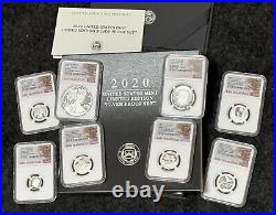 2020 S Limited Edition Silver Proof Set NGC PF70 UC First Releases With Box-COA