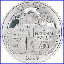 2020 S Parks Quarter ATB 99.9% Silver Proof Set No Box or COA 5 Coins