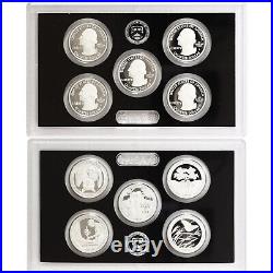 2020 S Proof Set Original Box & COA 10 Coins 99.9% Silver NO W NICKEL