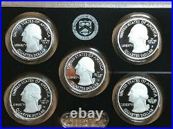 2020 S SILVER PROOF Set 10 Coins with BOX COA NO Reverse Jefferson Nickel