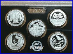 2020 S SILVER PROOF Set w BOX COA & W Reverse Jefferson Nickel 20RH 11 Coins