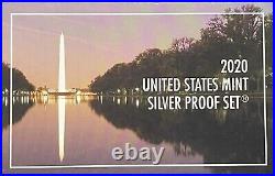 2020-S SILVER Proof Set With Box & C. O. A. 10 COIN SET Free Shipping 2020-S SILVER Proof Set With Box & C. O. A. 10 COIN SET Free Shipping