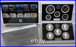 2020 S US Mint ANNUAL 10 Coin SILVER Proof Set with Box and COA