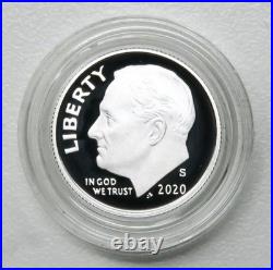 2020-S US Mint Limited Edition 8pc Silver Proof Set with OGP 30240 Box & COA