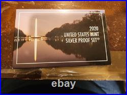 2020 S US Mint SILVER Proof 10 Coin Set w Box & COA #46719L (R17)