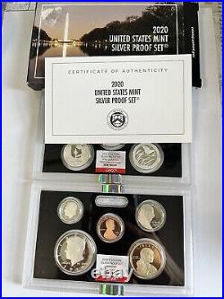 2020-S US Mint Silver Proof Set w OGP Box & COA NGC Gem Proof