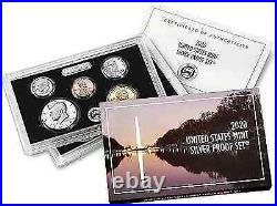 2020 Silver Proof Set Complete 10-Coin Set, with Box and COA