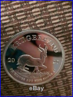 2020 South Africa Krugerrand Silver Proof 2oz Coin Box Coa l2020