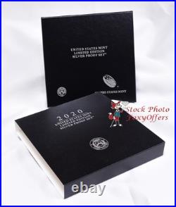 2020 US Mint Limited Edition Silver Proof Set With Original BOX And COA (#204)