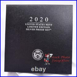 2020 US Mint Limited Edition Silver Proof Set With Original BOX And COA (#204)