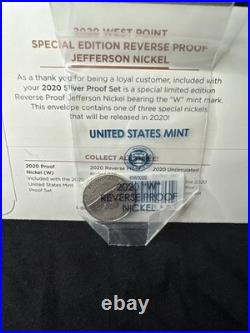 2020 US Mint Silver Proof Set Complete Box COA S Proof Set W RP Jefferson Nickel