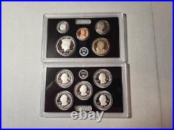 2020 US Silver Proof Set 10 Coins Complete Box COA With W Reverse Proof Nickel
