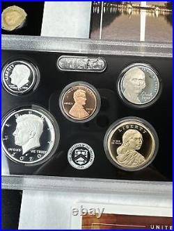 2020 US Silver Proof Set 10 Coins Complete Box COA With W Reverse Proof Nickel