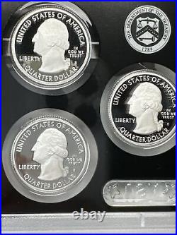 2020 US Silver Proof Set 10 Coins Complete Box COA With W Reverse Proof Nickel