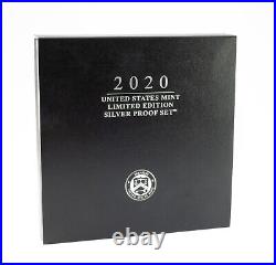 2020 United States Mint Limited Edition Silver Proof Set with Box and Papers