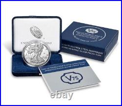 2020-W Proof Silver Eagle V75 Privy DELUXE BOX & withCertificate of Authenticity