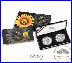 2020 Women's Suffrage Centennial Proof Silver Dollar And Medal Set withBox and COA