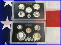 2020-s US SILVER Proof Set. 10-coin set. No Box, No COA As Pictured