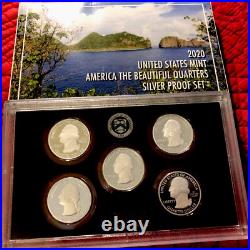 2020s SILVER Proof Set with Box and COA + Extra Silver Quarters Set. & W Nickel 2020s SILVER Proof Set with Box and COA + Extra Silver Quarters Set. & W Nickel