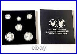 2021 American Eagle Limited Edition SILVER Proof Set 21RCN with Original Box & COA 2021 American Eagle Limited Edition SILVER Proof Set 21RCN with Original Box & COA