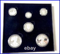 2021 American Eagle Limited Edition SILVER Proof Set 21RCN with Original Box & COA