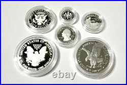 2021 American Eagle Limited Edition SILVER Proof Set 21RCN with Original Box & COA