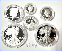 2021 American Eagle Limited Edition SILVER Proof Set 21RCN with Original Box & COA