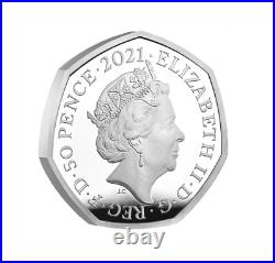2021 Charles Babbage Silver Proof 50p Brand New & Boxed