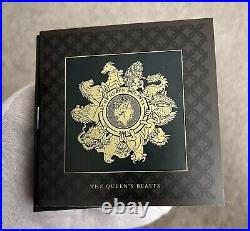 2021 Great Britain Queen's Beasts Completer 1 oz Silver Proof Coin (Box &COA)