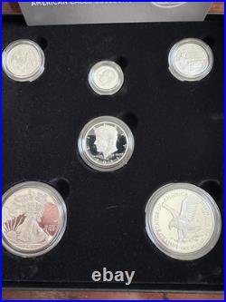 2021 Limited Edition Silver Proof Set American Eagle Collection Set Box, OGP 2021 Limited Edition Silver Proof Set American Eagle Collection Set Box, OGP