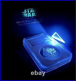 2021 Niue 1 oz Silver Star Wars Millennium Falcon Proof and Box/COA NGC PF70