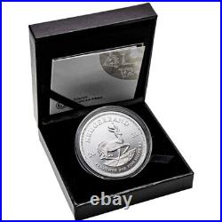 2021 Proof South Africa Silver Krugerrand 2 oz Box, OGP & COA