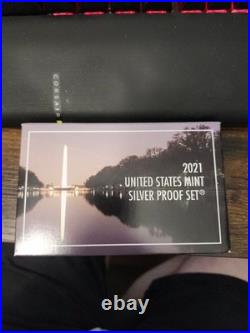 2021 SILVER Proof Set with Original Box & COA