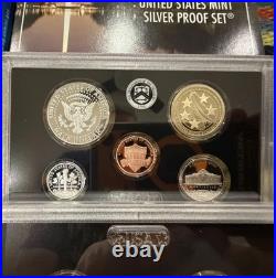 2021-S 1C-$1 US 7 Coin Silver Proof Mint Set WithCOA Original Mint Box
