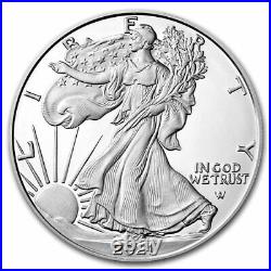 2021-S 1 oz Proof American Silver Eagle (withBox & COA, Type 2) SKU#237041